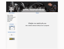 Tablet Screenshot of cestiny4u.eu
